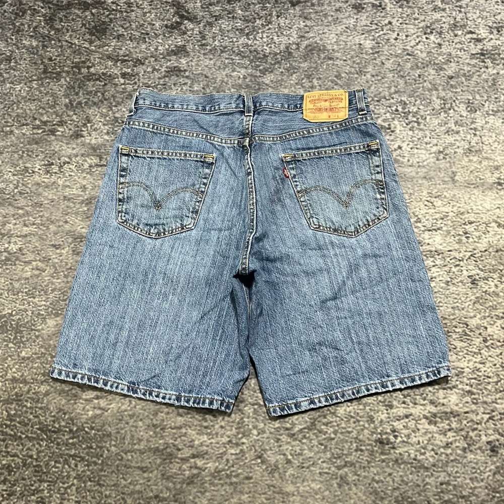 Levi's 550 Relaxed Fit Jorts Mens 34 Blue Relaxed Baggy Vintage Y2K Denim Shorts